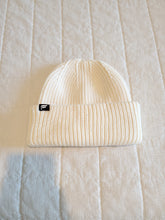 Load image into Gallery viewer, Fabletics Cream Knit Beanie
