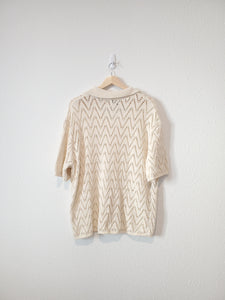 Urban Outfitters Textured Knit Top (XL)