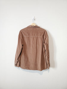 Brown Cord Button Up (S)