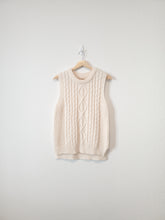 Load image into Gallery viewer, NEW Cable Knit Sweater Vest (M)
