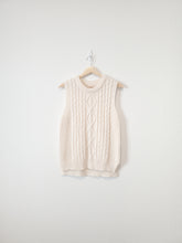 Load image into Gallery viewer, NEW Cable Knit Sweater Vest (M)
