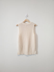 NEW Cable Knit Sweater Vest (M)