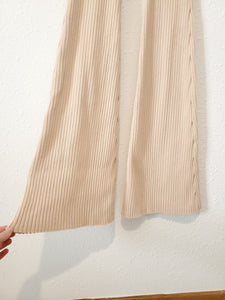 Astr Ribbed Flare Pants (S)