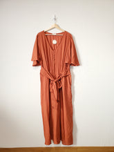 Load image into Gallery viewer, NEW Terracotta Wide Leg Jumpsuit (3X)
