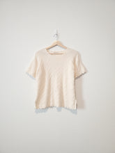 Load image into Gallery viewer, Neutral Textured Knit Top (L)
