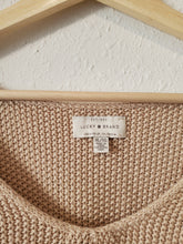 Load image into Gallery viewer, Beige Waffle Knit Sweater (XL)

