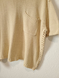 Oversized Knit Sweater Tee (L)
