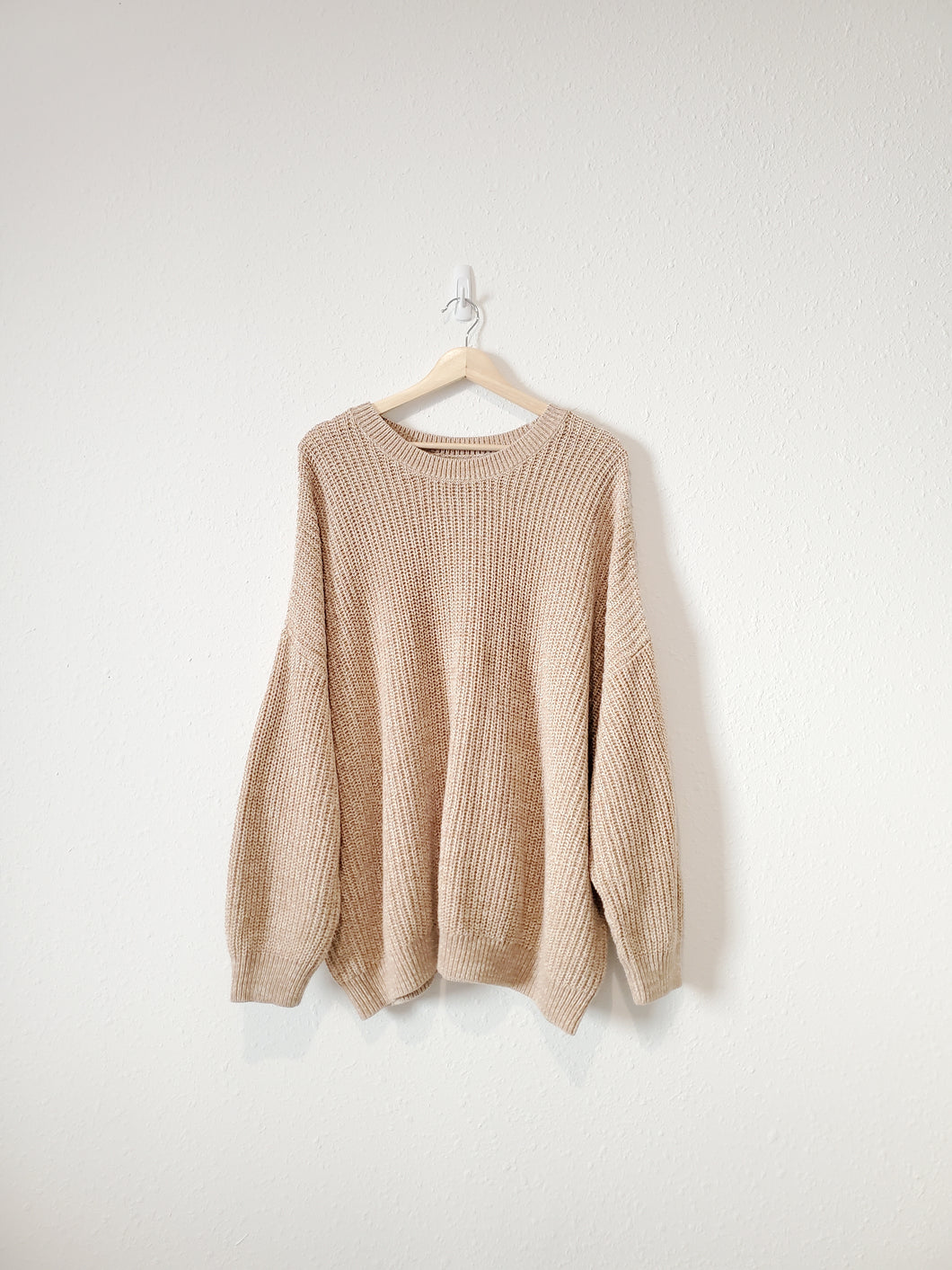 Neutral Marled Sweater (3X)