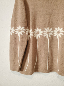 Vintage Floral Sweater (M)
