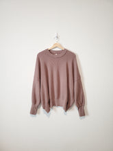 Load image into Gallery viewer, Puff Sleeve Crewneck Sweater (L)
