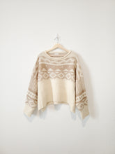 Load image into Gallery viewer, Oversized Fairisle Sweater (M)
