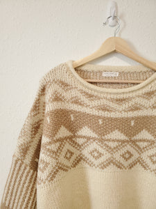Oversized Fairisle Sweater (M)