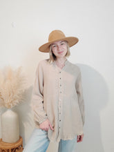Load image into Gallery viewer, Gauze Button Up Tunic (S/M)
