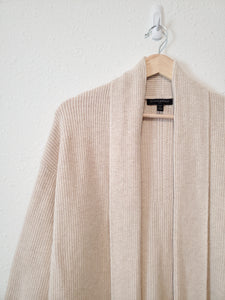 Oat Ribbed Duster Cardigan (LP)