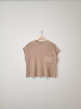 Load image into Gallery viewer, Tan Ribbed Sweater Top (S)

