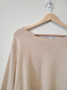 Puff Sleeve Crop Sweater (L)