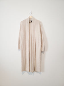 Oat Ribbed Duster Cardigan (LP)