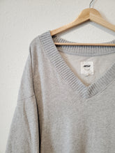 Load image into Gallery viewer, Aerie Gray V Neck Sweatshirt (L)
