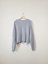 Load image into Gallery viewer, Arula Dusty Blue Sweater (XL)
