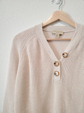 Load image into Gallery viewer, Linen Blend Henley Sweater (MP)
