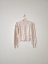 Load image into Gallery viewer, Aerie Cream Puff Sleeve Cardigan (XS)
