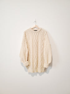 Vintage Chunky Wool Sweater (XL)