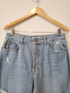 Zara Distressed Straight Jeans (10)