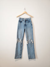 Load image into Gallery viewer, Anine Bing Distressed Straight Jeans (24)
