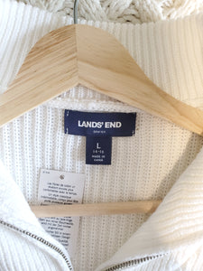 NEW Knit Quarter Zip Pullover (L)