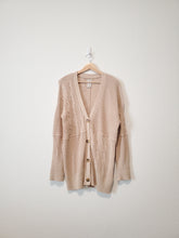 Load image into Gallery viewer, Neutral Cable Knit Cardigan (L)
