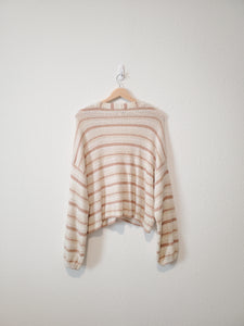 AE Cozy Striped Sweater (L)