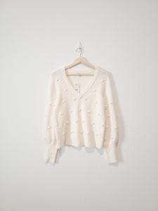 NEW Madewell Pom Sweater (XS)