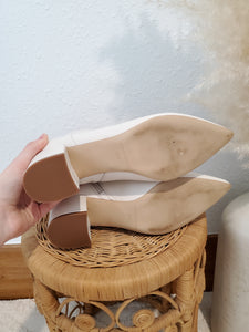 Marc Fisher White Booties (8.5)