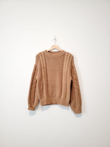 Chunky Brown Sweater (S)