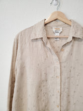Load image into Gallery viewer, Vintage Embroidered Linen Top (S)
