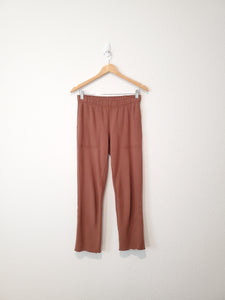 Aerie Brown Fleece Pant (XS)