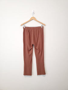 Aerie Brown Fleece Pant (XS)