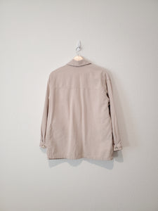 Button Up Relaxed Shacket (XS)