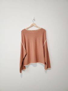 Dusty Rose Textured Sweater (S)