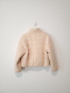 Luca + Grae Quilted Crop Jacket (S)