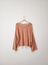 Load image into Gallery viewer, Dusty Rose Textured Sweater (S)
