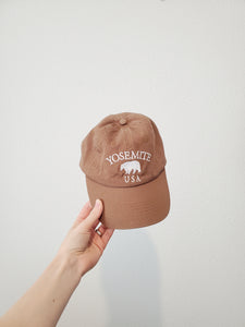 Brown Yosemite Baseball Hat
