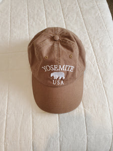 Brown Yosemite Baseball Hat