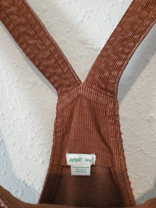 Aerie Brown Cord Overalls (M)