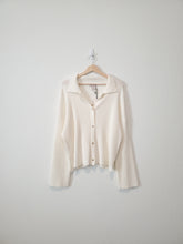 Load image into Gallery viewer, NEW Ribbed Button Up Sweater (L)
