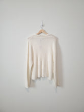 Load image into Gallery viewer, NEW Ribbed Button Up Sweater (L)
