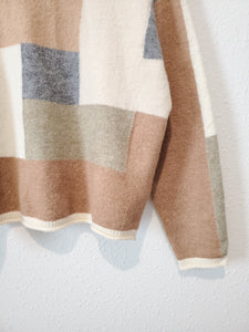 NEW Bibi Colorblock Sweater (L)