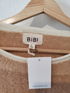 NEW Bibi Colorblock Sweater (L)