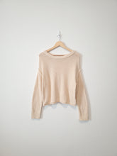 Load image into Gallery viewer, AE Cream Slouchy Sweater (S)
