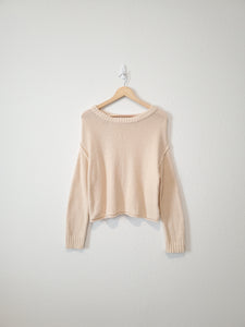 AE Cream Slouchy Sweater (S)